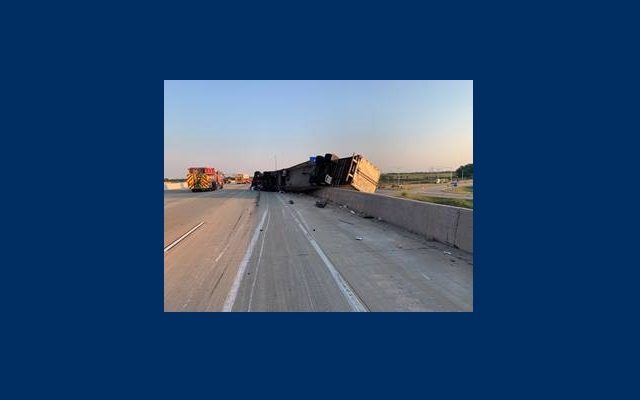 More Info: Rollover Semi Crash Closes Interstate
