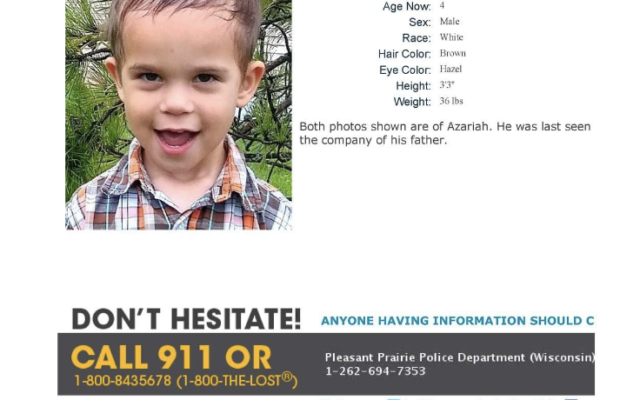 Police Search For Missing Child