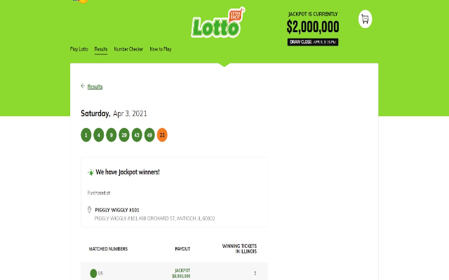 Piggly Wiggly Lottery Winner 8.9 Million Saturday