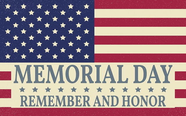 Today is Memorial Day