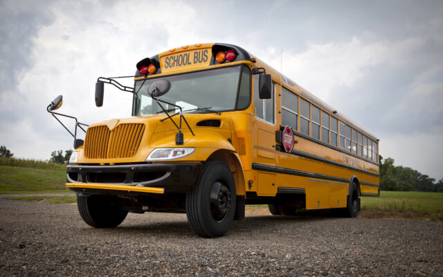 No Major Injuries In Truck vs School Bus Crash